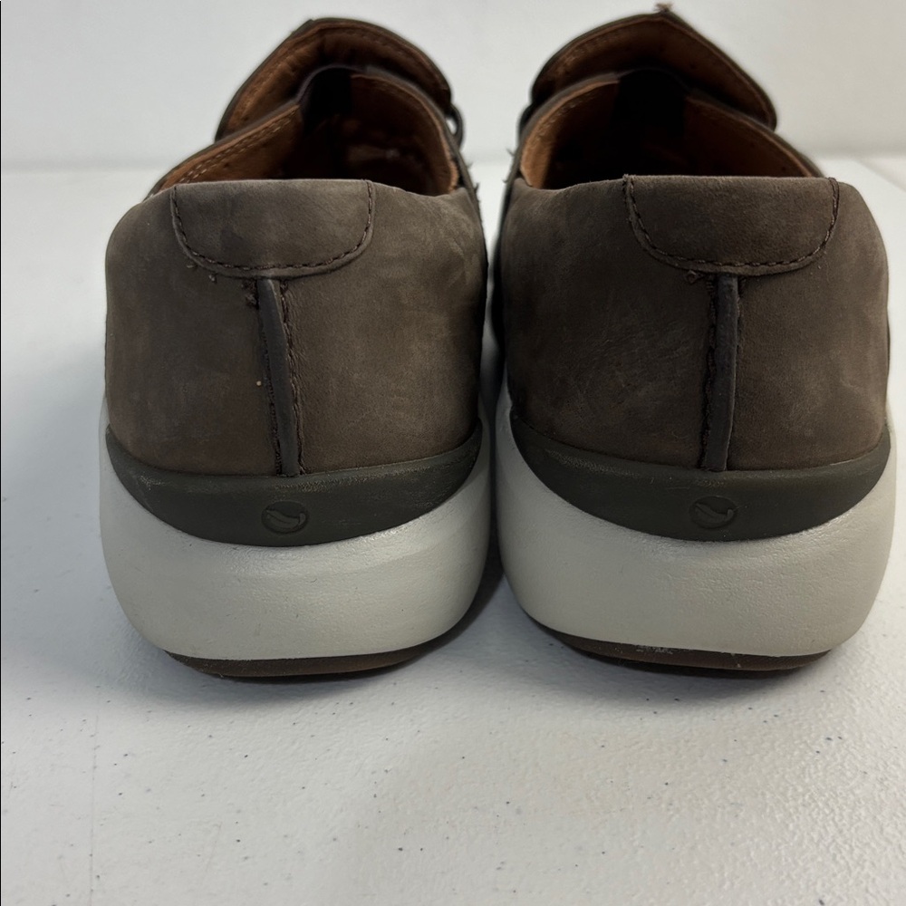 Clarks Unstructured Un Loop 2 Walk Womens Casual Slip-on Ortho Taupe Nubuck Sz 7 - Picture 4 of 11